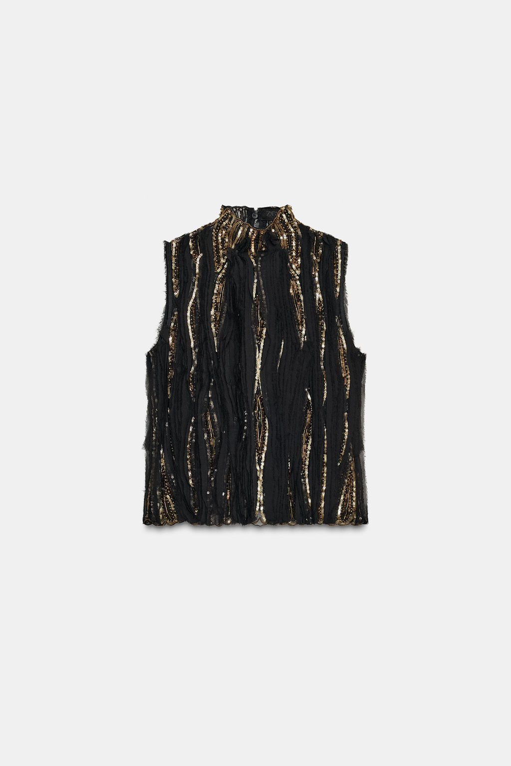 ZW COLLECTION LIMITED EDITION SEQUIN TOP - Zara фото 4