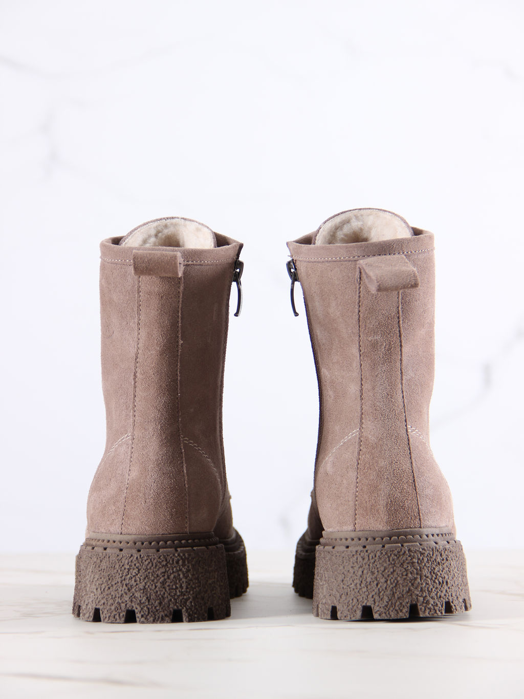 Ботинки EDART 327.22511br.Капучино замша/шерсть фото 7