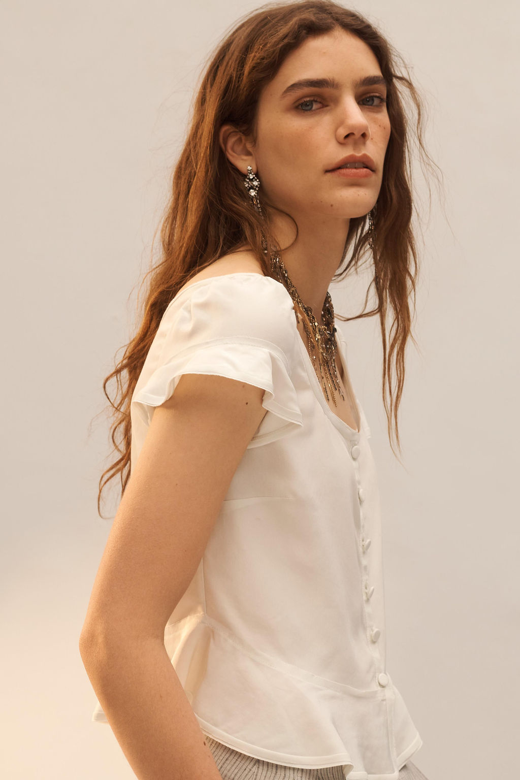 TOP ROM?NTICO BOTONES LIMITED EDITION / Hielo - Zara фото 2