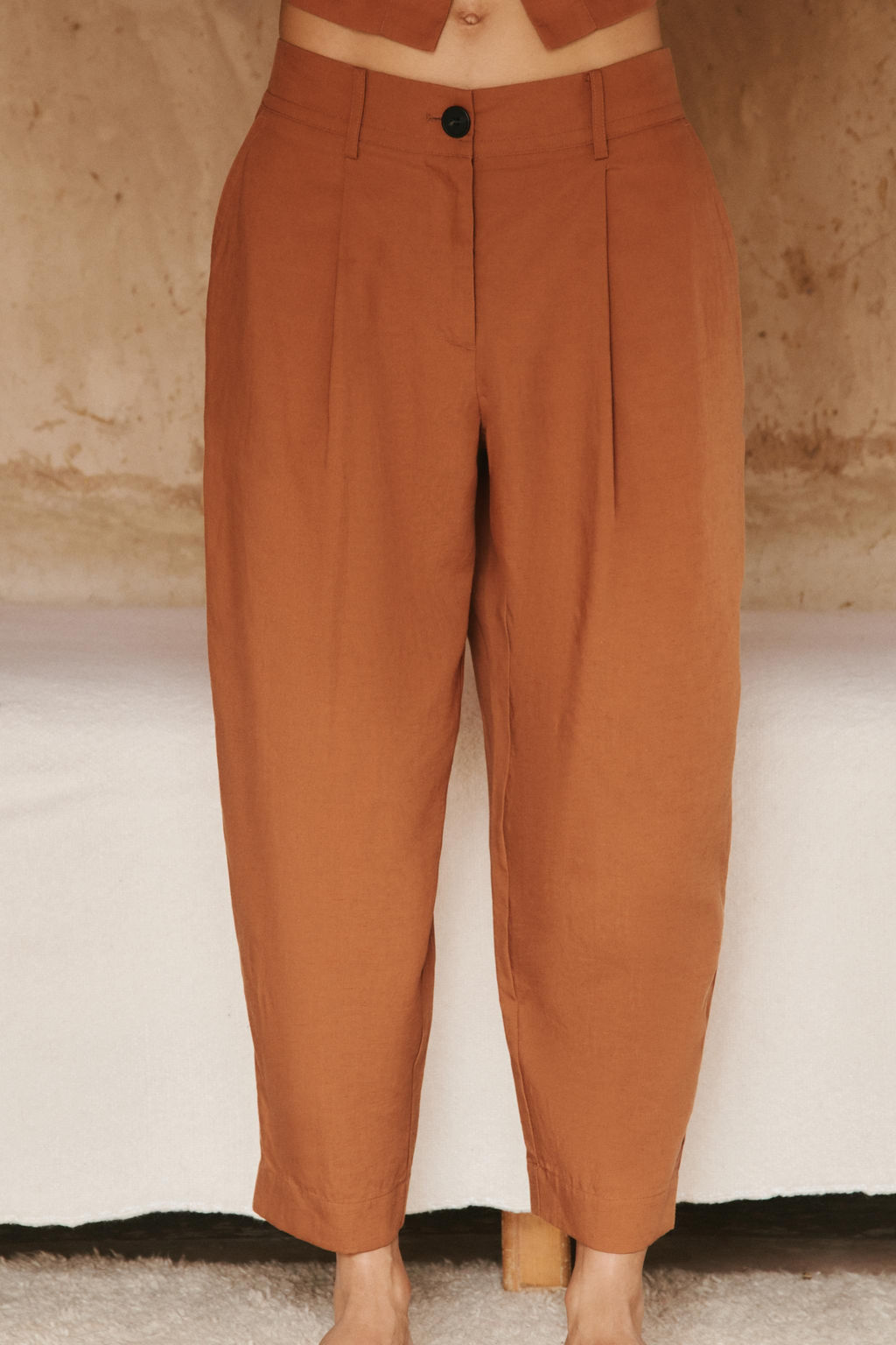 DARTED TROUSERS WITH ELASTIC WAIST - Zara фото 15