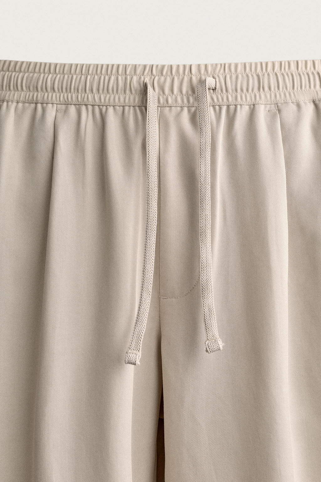 PANTAL?N RELAXED FIT 100% LYOCELL / Beige - Zara фото 7