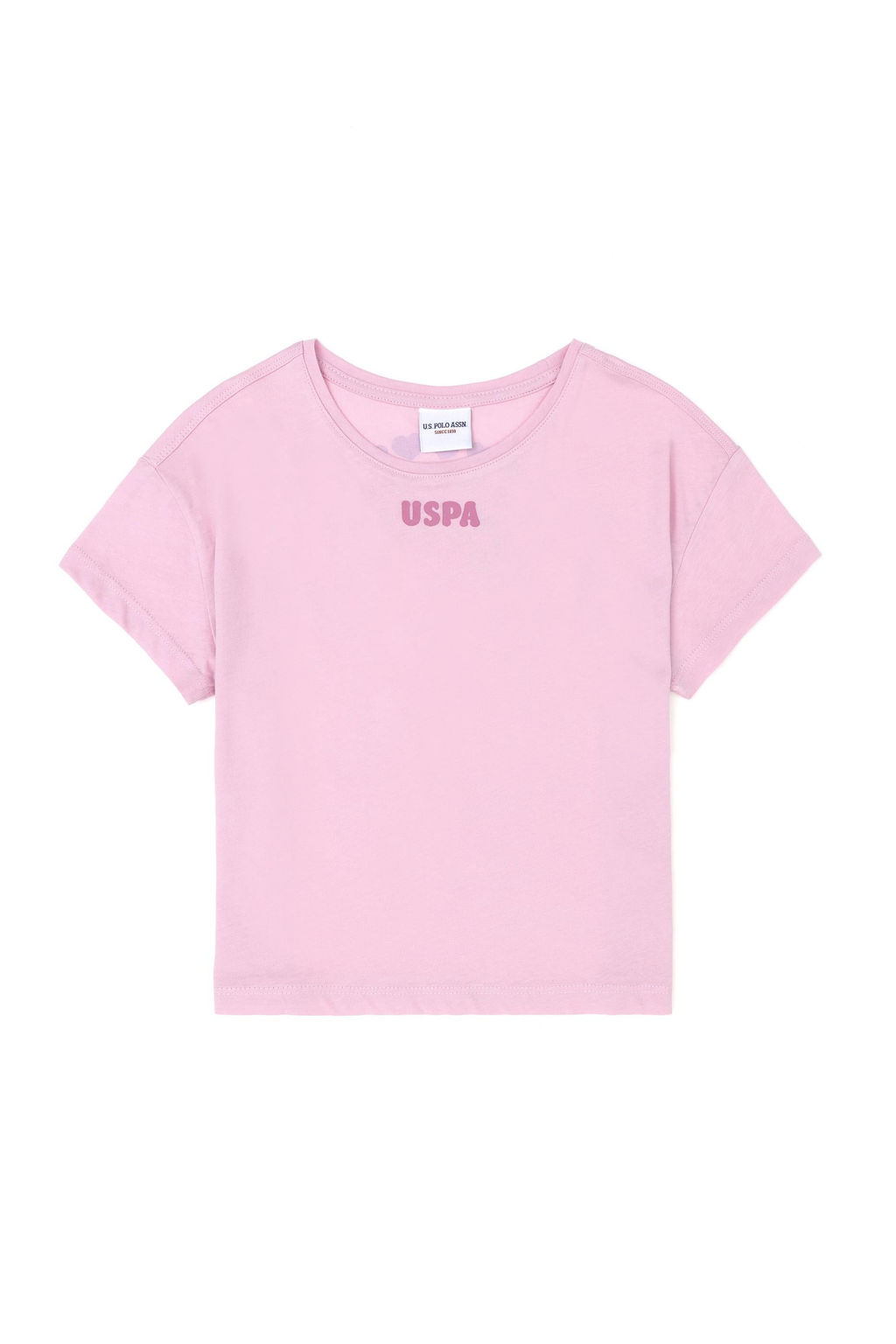 Футболка U.S. Polo Assn для девочек розовая хлопок фото 12