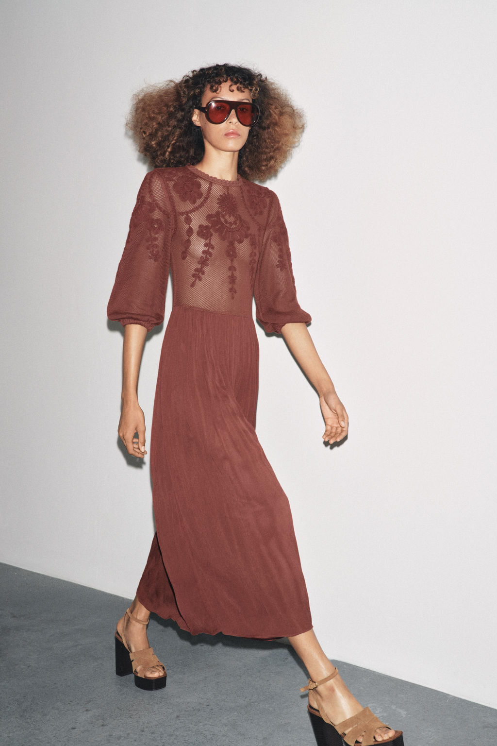 ZW COLLECTION COMBINED DRESS - Zara фото 3