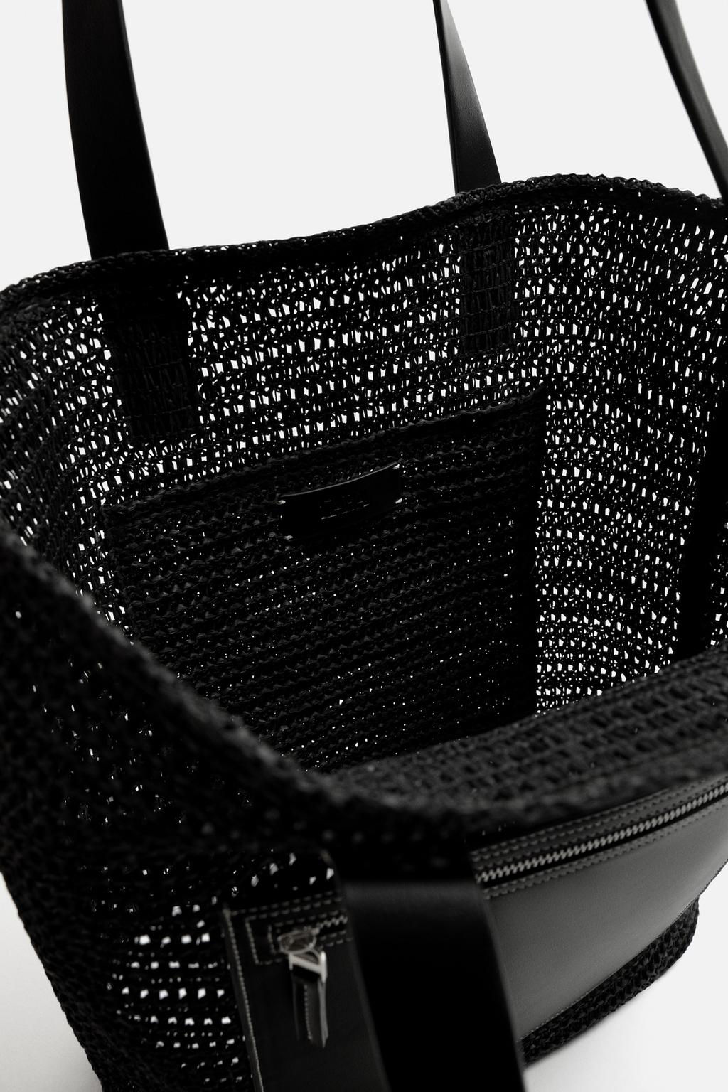 WOVEN SHOPPER BAG - Zara фото 10
