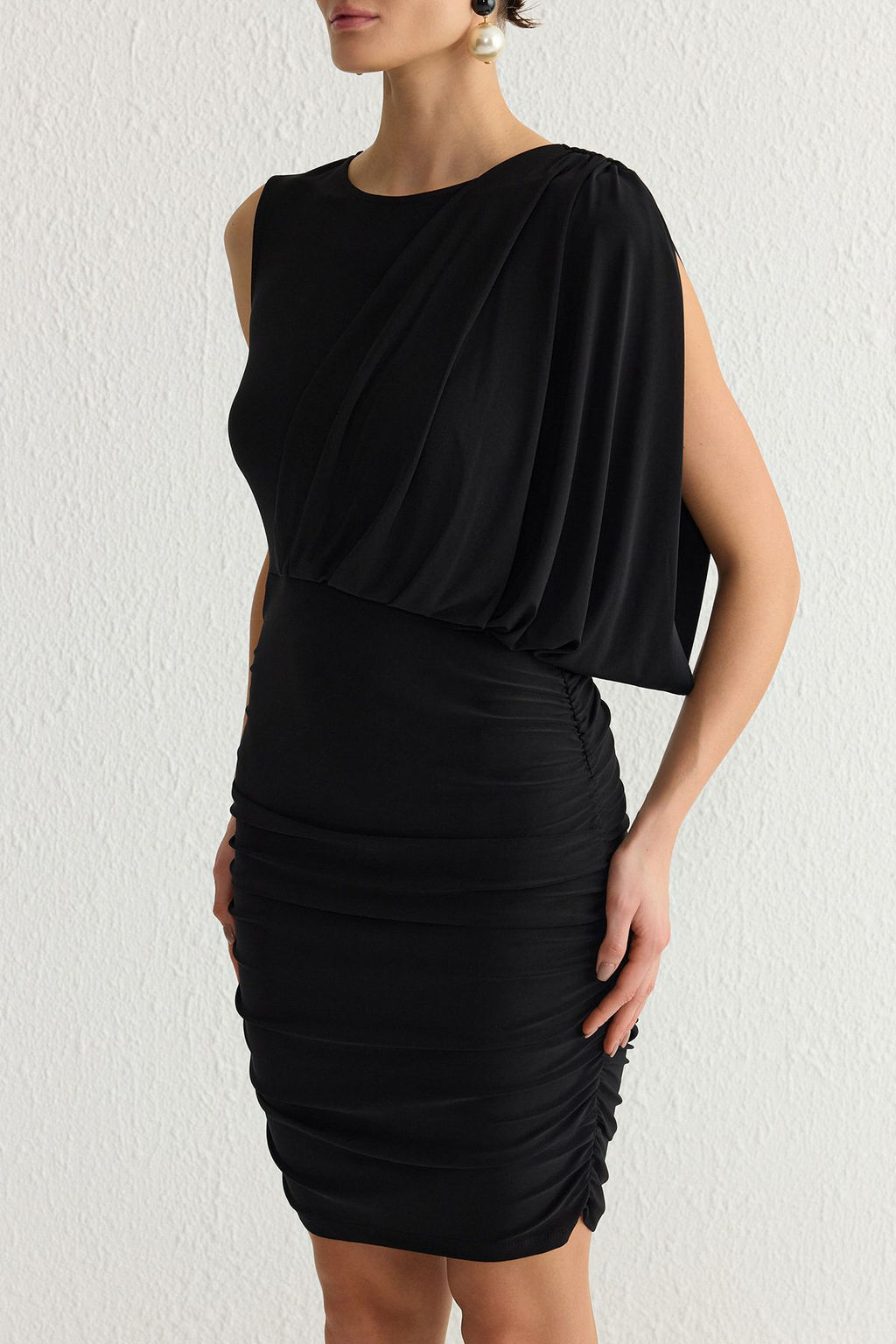 Bordo Vucuda Oturan Orme S?k K?sa Abiye Gece Mezuniyet Elbisesi TPRSS25EL00029 - Trendyolmilla фото 9