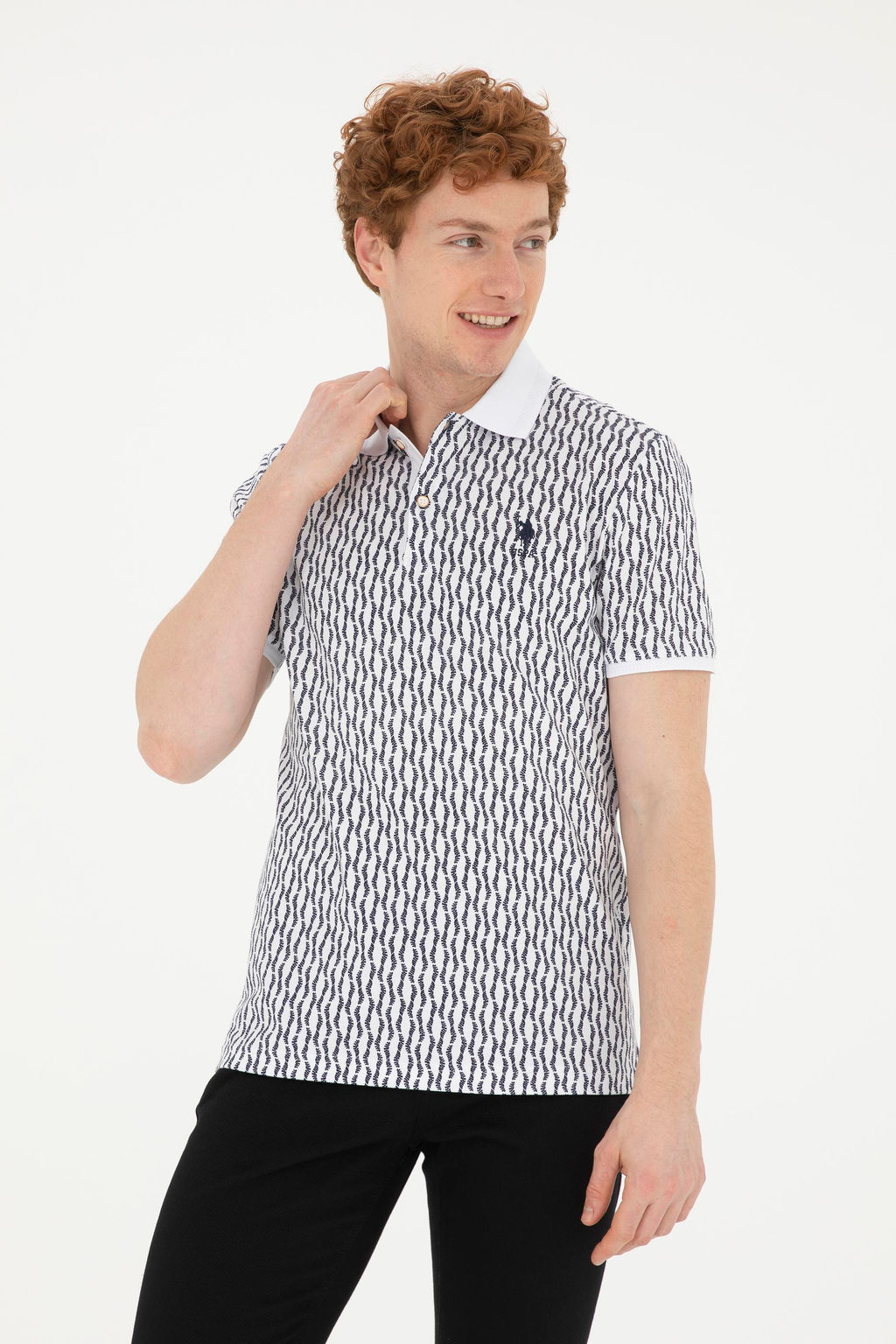 Мужская темно-синяя футболка - U.s. polo assn фото 10