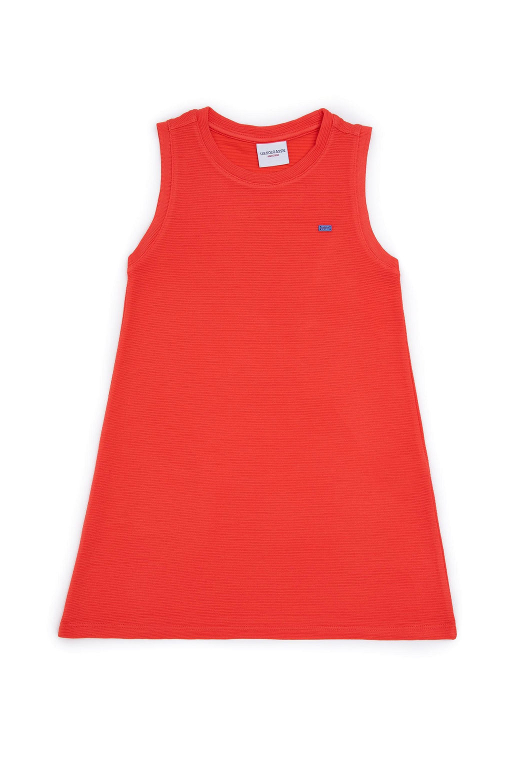 Вязаное платье без рукавов с цветком граната для девочки Неожиданная скидка в корзине