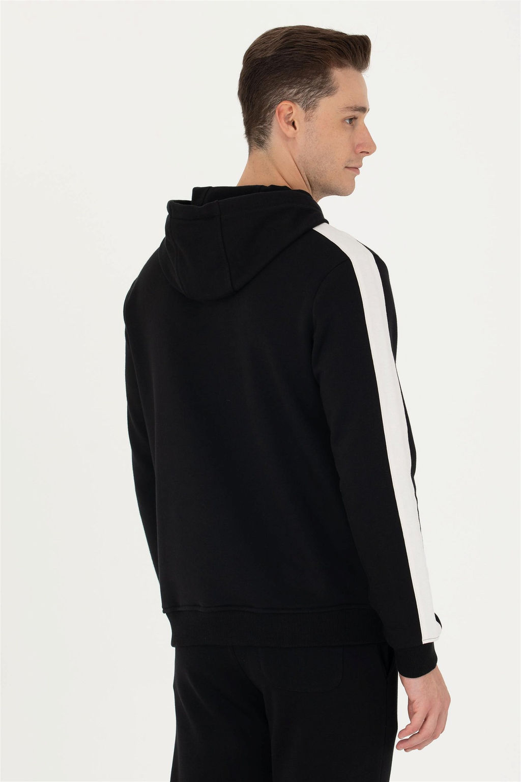 U. S. Polo Assn Мужская черная толстовка с капюшоном - U.s. polo assn фото 5