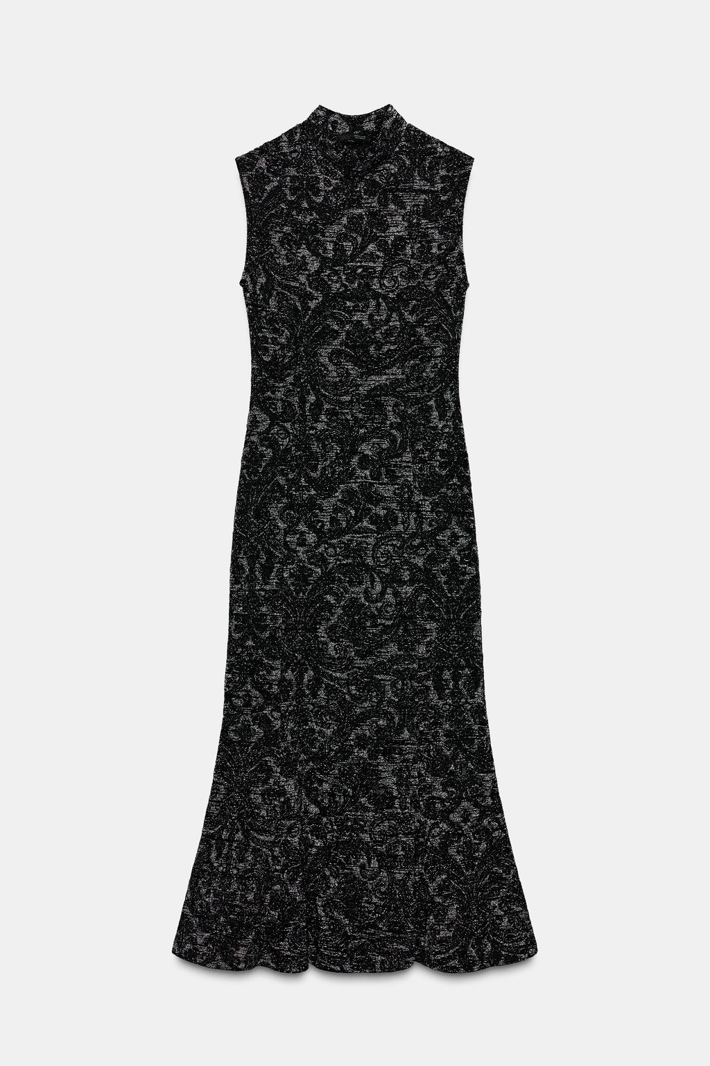 METALLIC THREAD JACQUARD DRESS - Zara фото 4