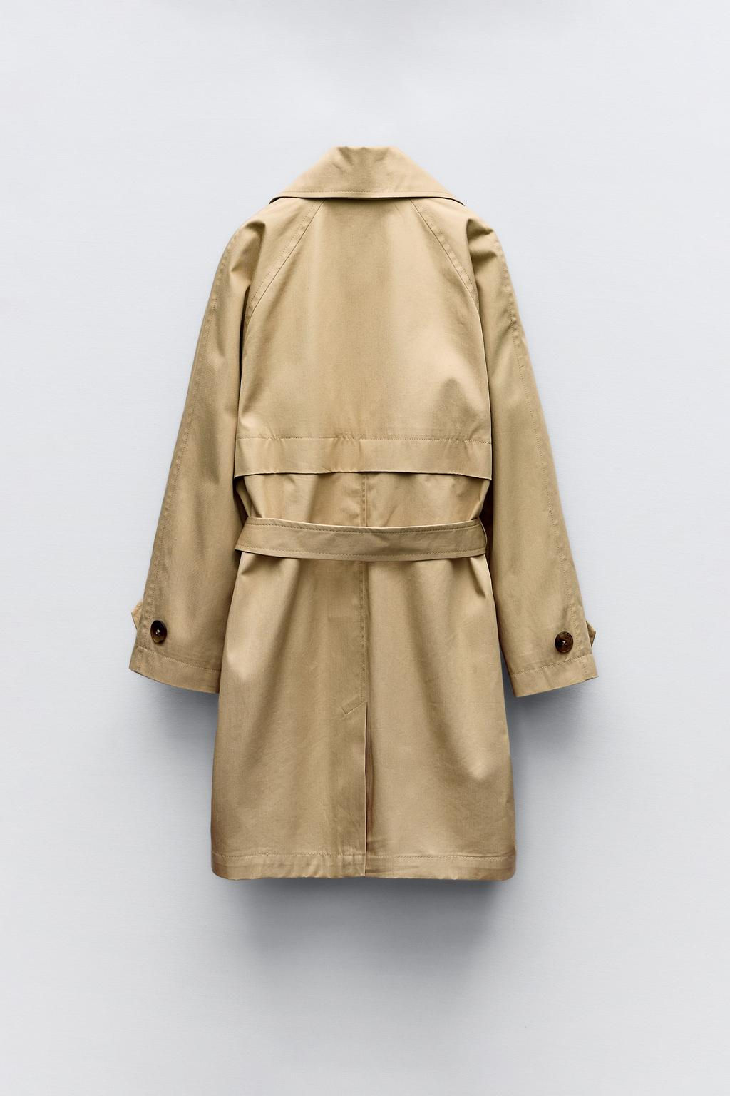 TRENCH COAT WITH BELT - Zara фото 3