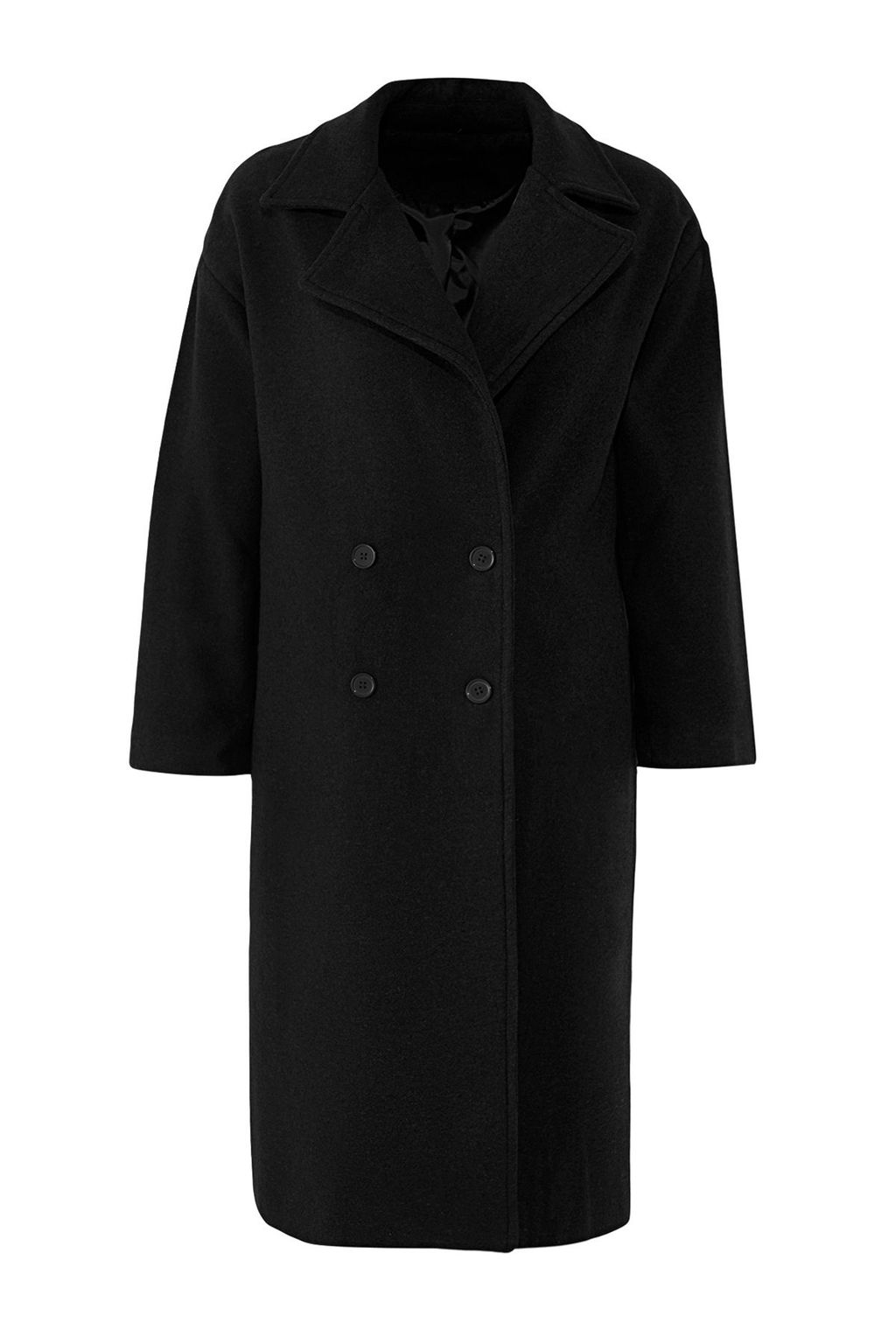 Trendyolmilla Fusya Oversize Genis Kesim Uzun Yunlu Kase Kaban TWOAW21KB0038  фото 21