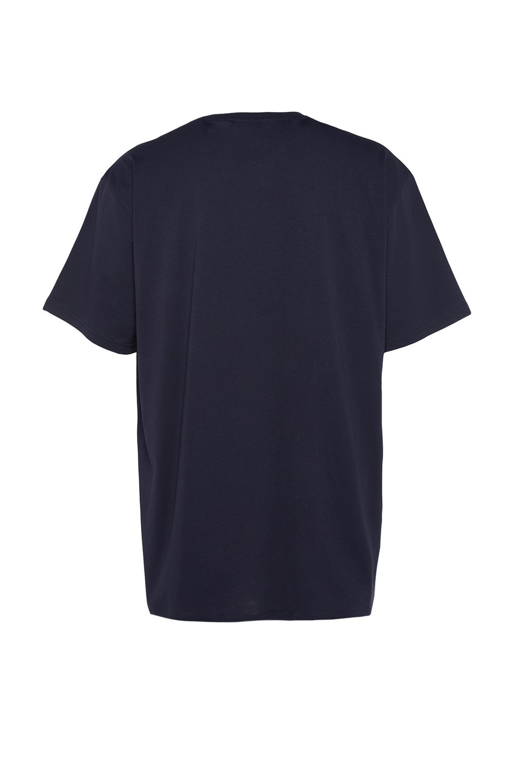 TRENDYOL MAN Buyuk Beden Lacivert Oversize/Genis Kesim Sehir Bask?l? %100 Pamuklu T-Shirt TMNSS23TS00135 - Trendyolmilla фото 8
