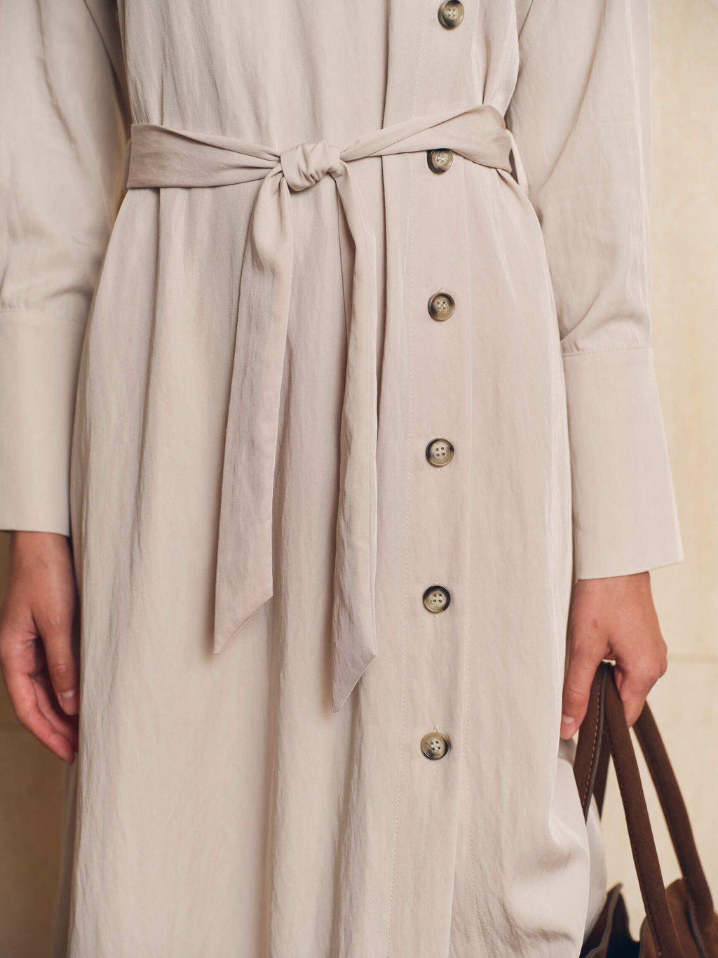 Платье с поясом 512.050112/Св.серый