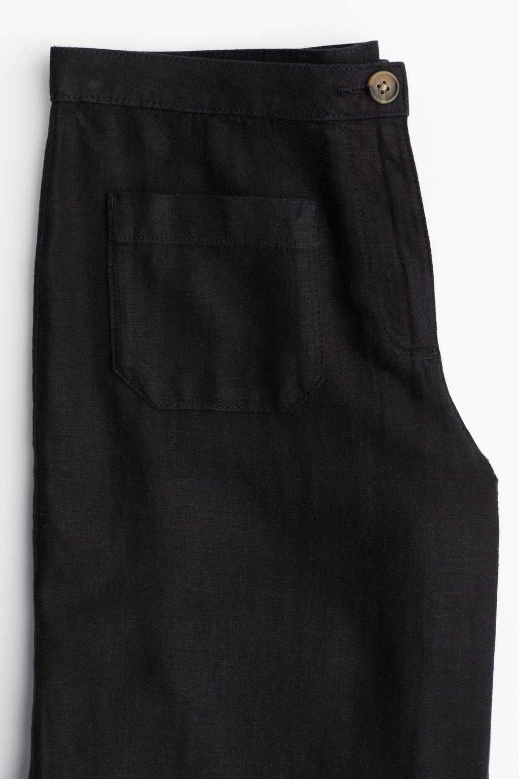 Pantalon en mezcla de lino - H&m фото 8
