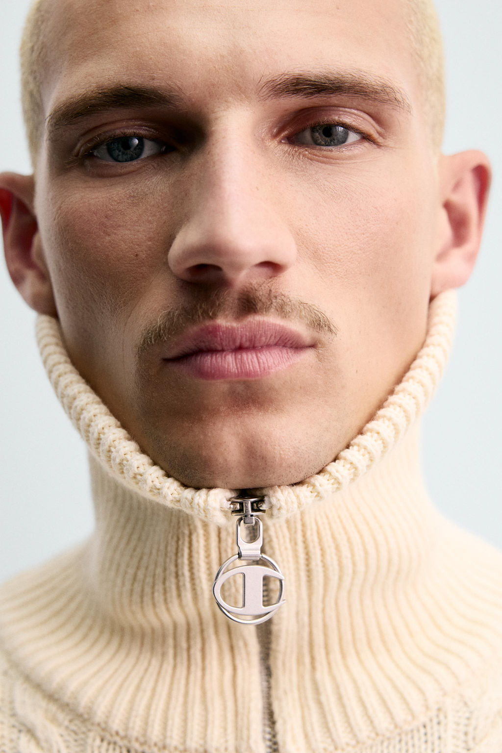 CHAMPION® X ZARA JACQUARD CABLE-KNIT CARDIGAN  фото 6