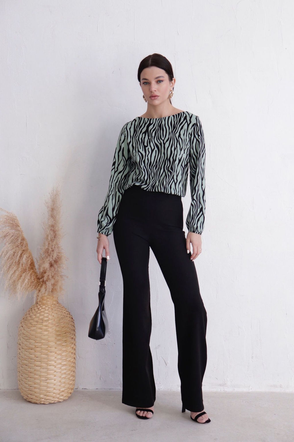 11740 Блуза без застёжки с принтом - Martichelli фото 2