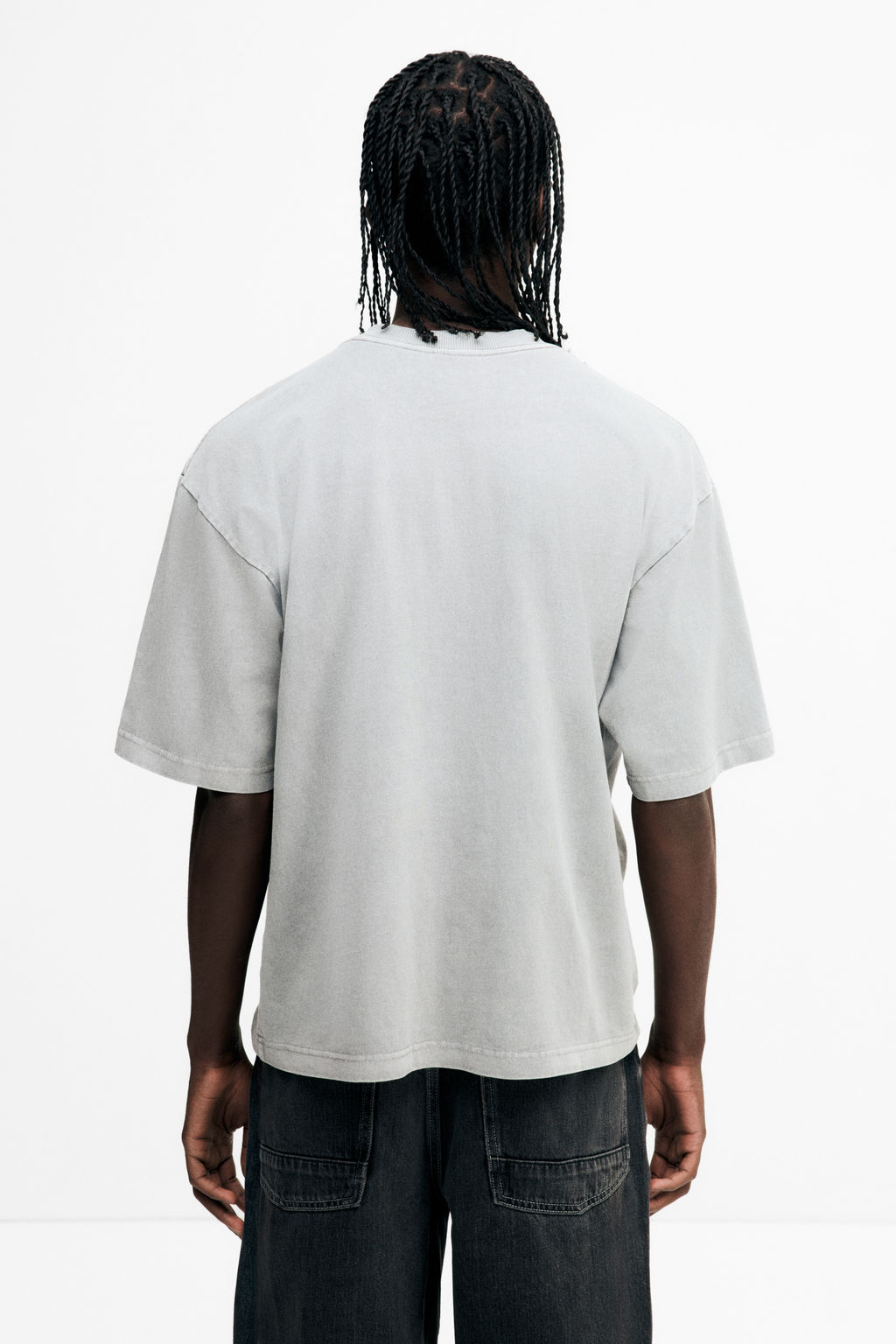 Camiseta con efecto lavado Loose Fit - H&m фото 4