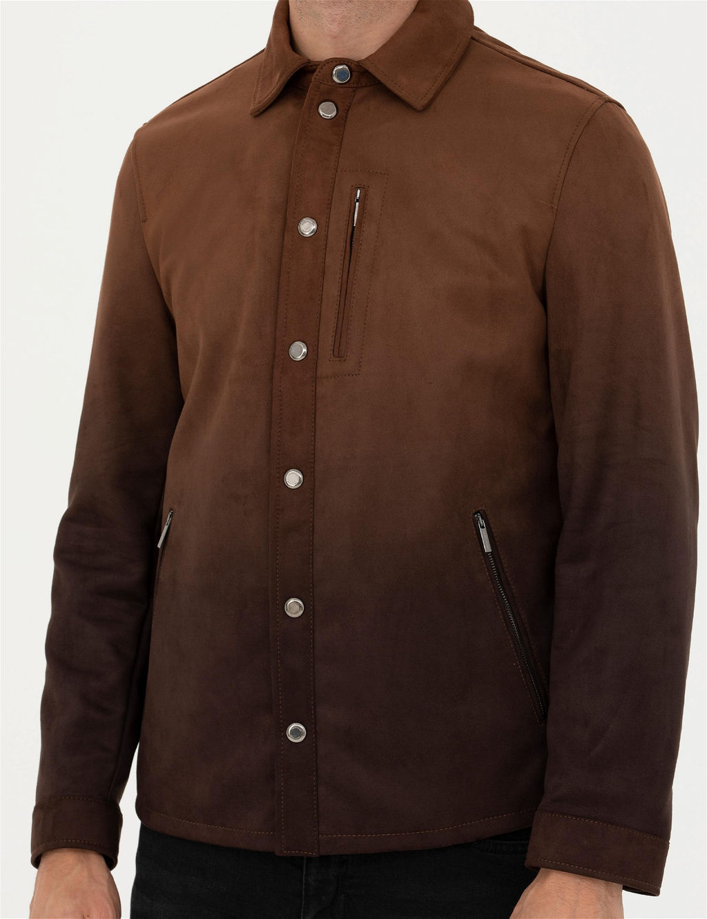 Kahverengi Deri Ceket - Pierre cardin фото 6