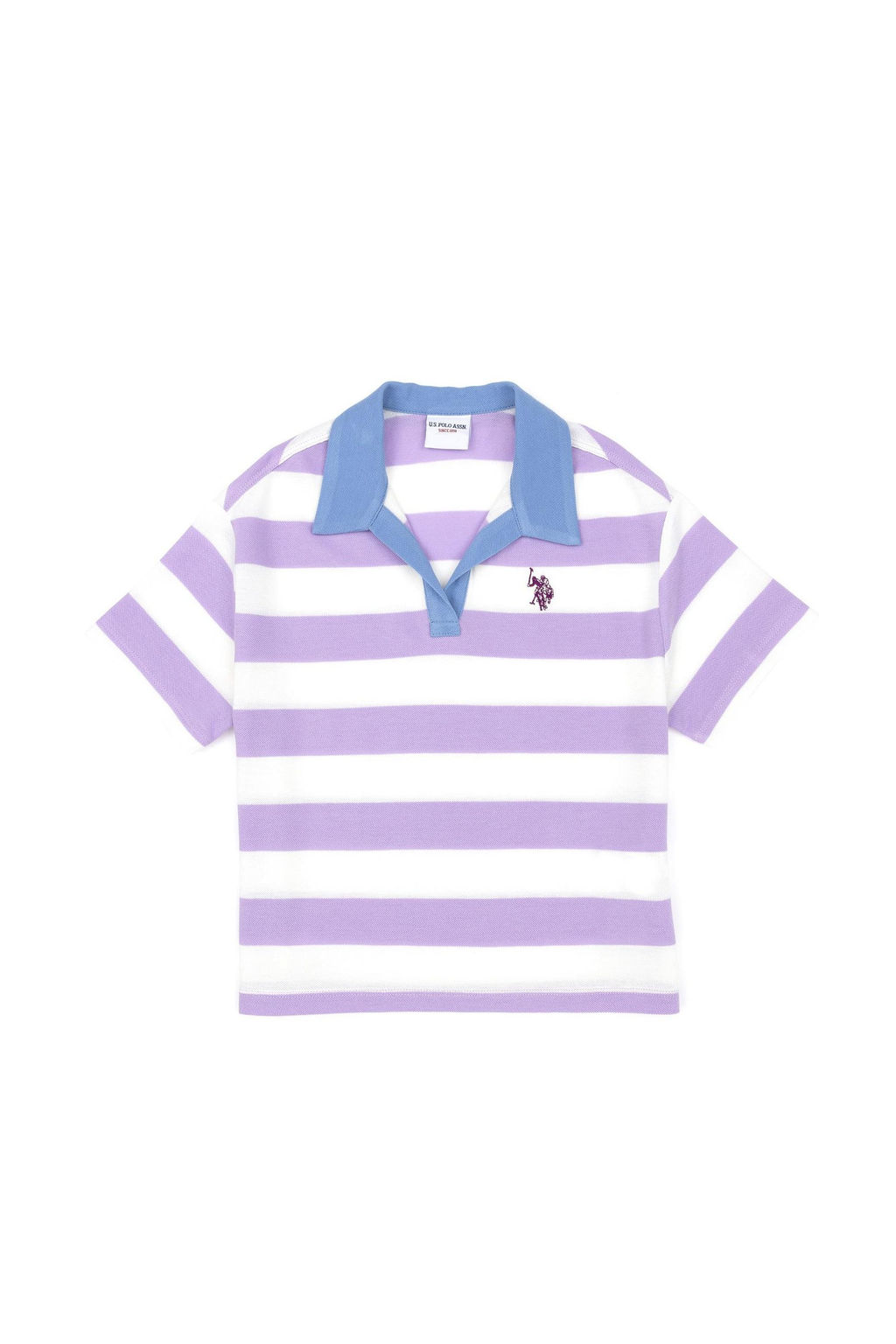 Сиреневая футболка для девочки Неожиданная скидка в корзине - U.s. polo assn фото 2
