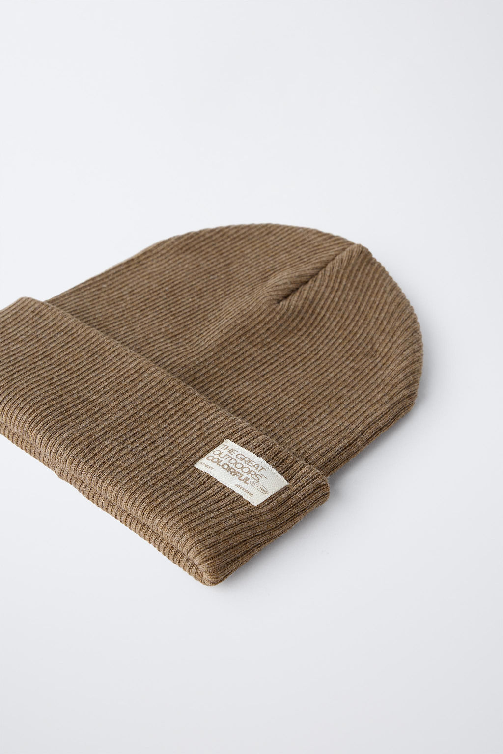 GORRO PUNTO CANAL? ETIQUETA / Tostado - Zara фото 3