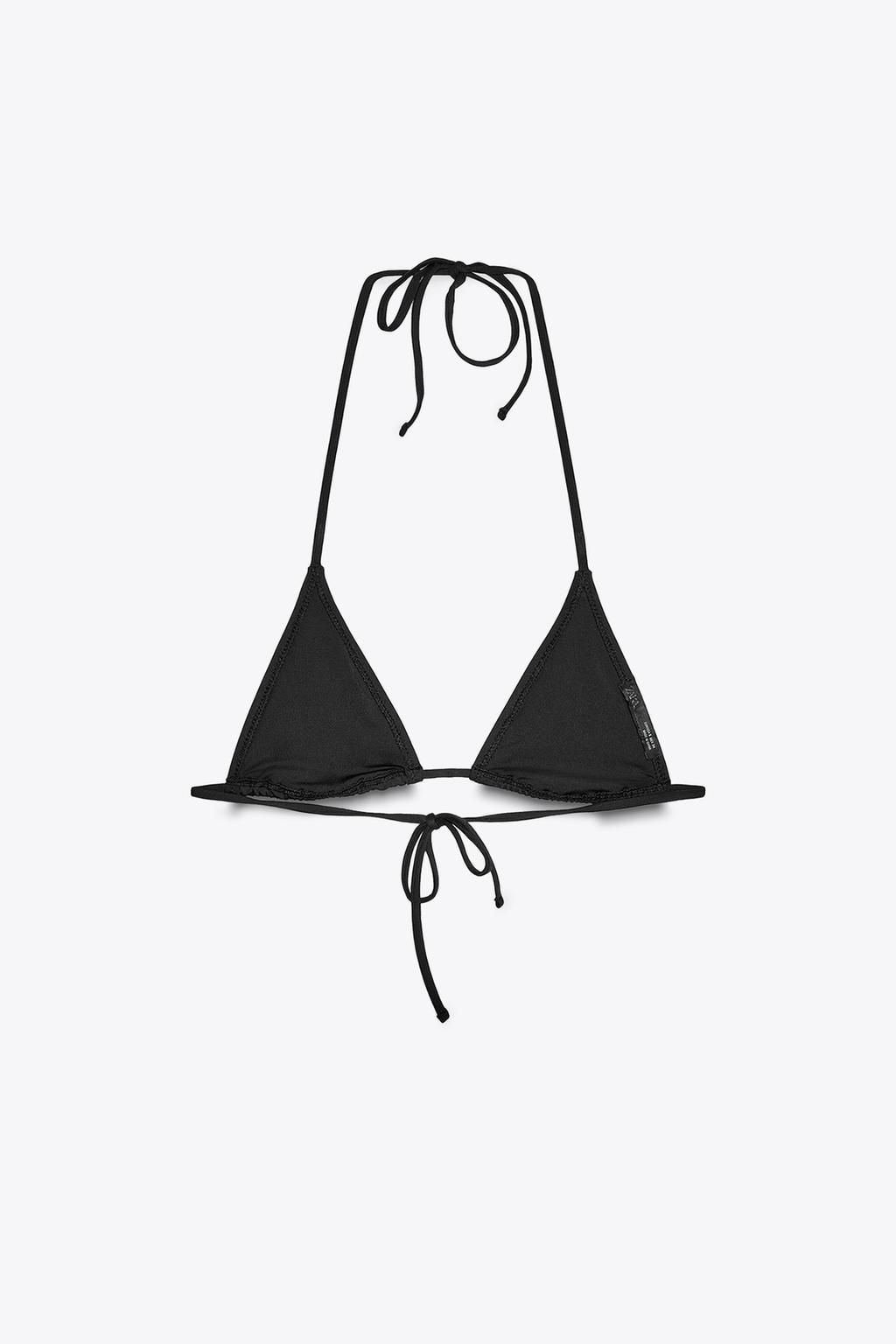 TRIANGLE DIAMANTE BIKINI TOP - Zara фото 12