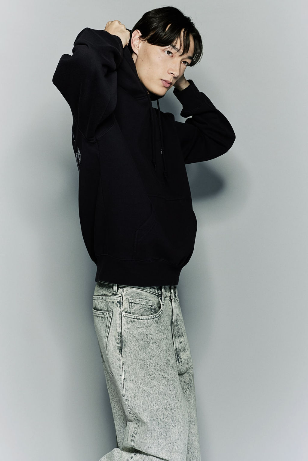 Sudadera con capucha y estampado Loose Fit - H&m фото 2