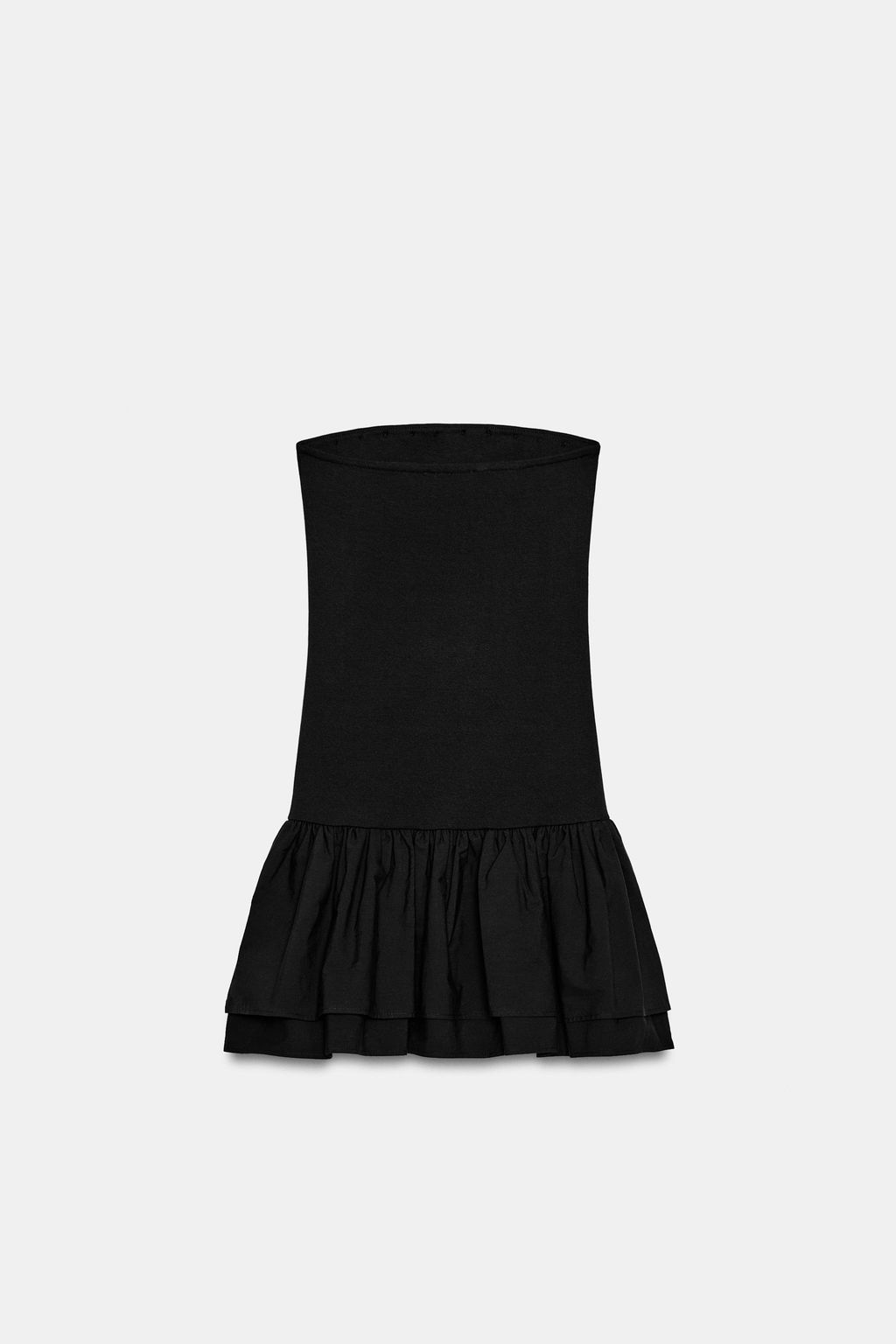 VESTIDO MINI VOLANTES / Negro - Zara фото 10