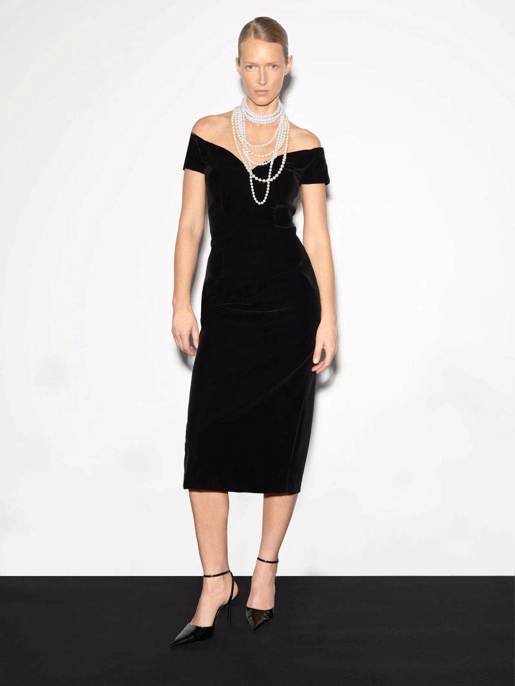 Платье приталенного кроя цвет PL1460/anna - Emka фото 2