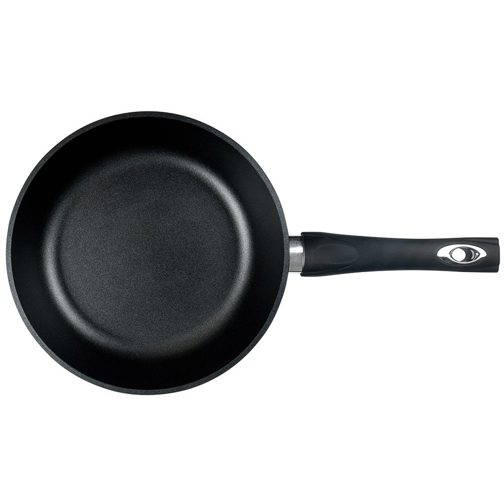 Сковорода с тефлоновым покрытием д24см Классик, h6,5см, s0,4см, ручка из термостойкого пластика (Россия) - Домашняя мода фото 2