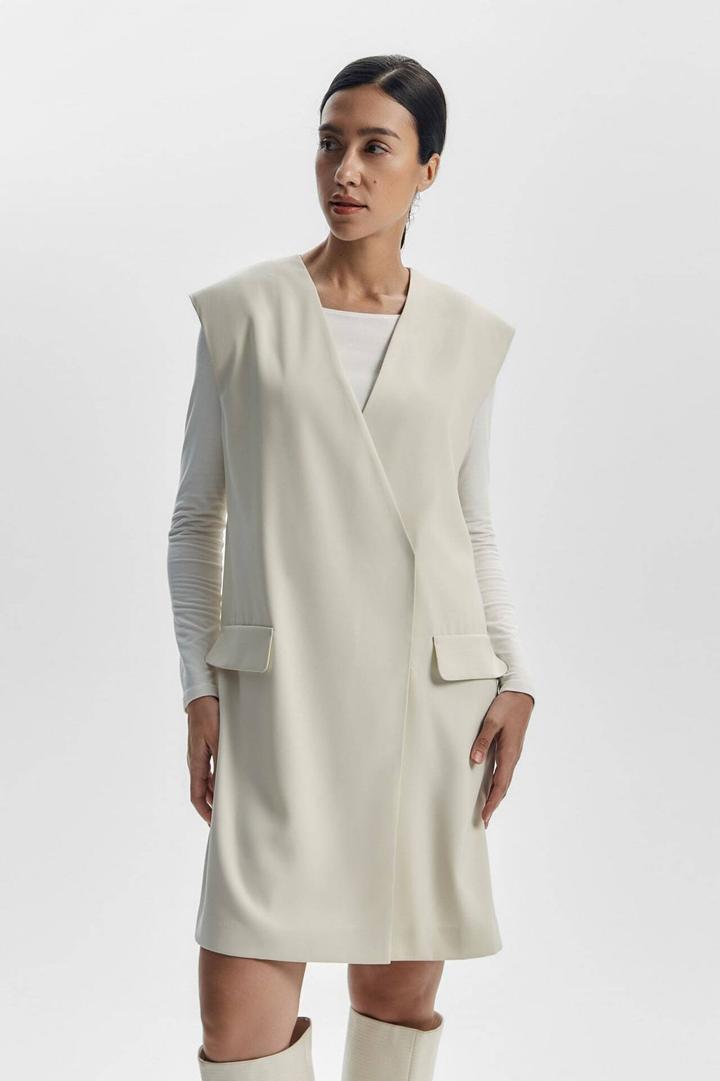 Платье-жилет с тонким поясом - Mollis фото 2