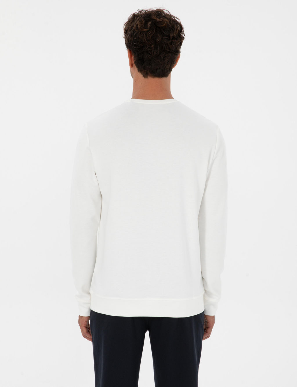 Ekru Regular Fit Sweatshirt - Pierre cardin фото 5
