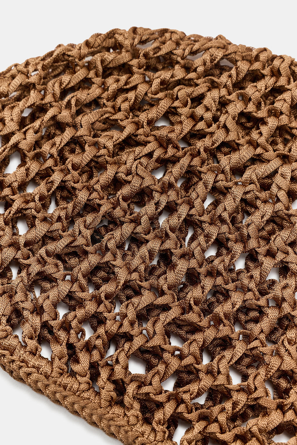 GORRO CASQUETE TRENZADO / Cobre