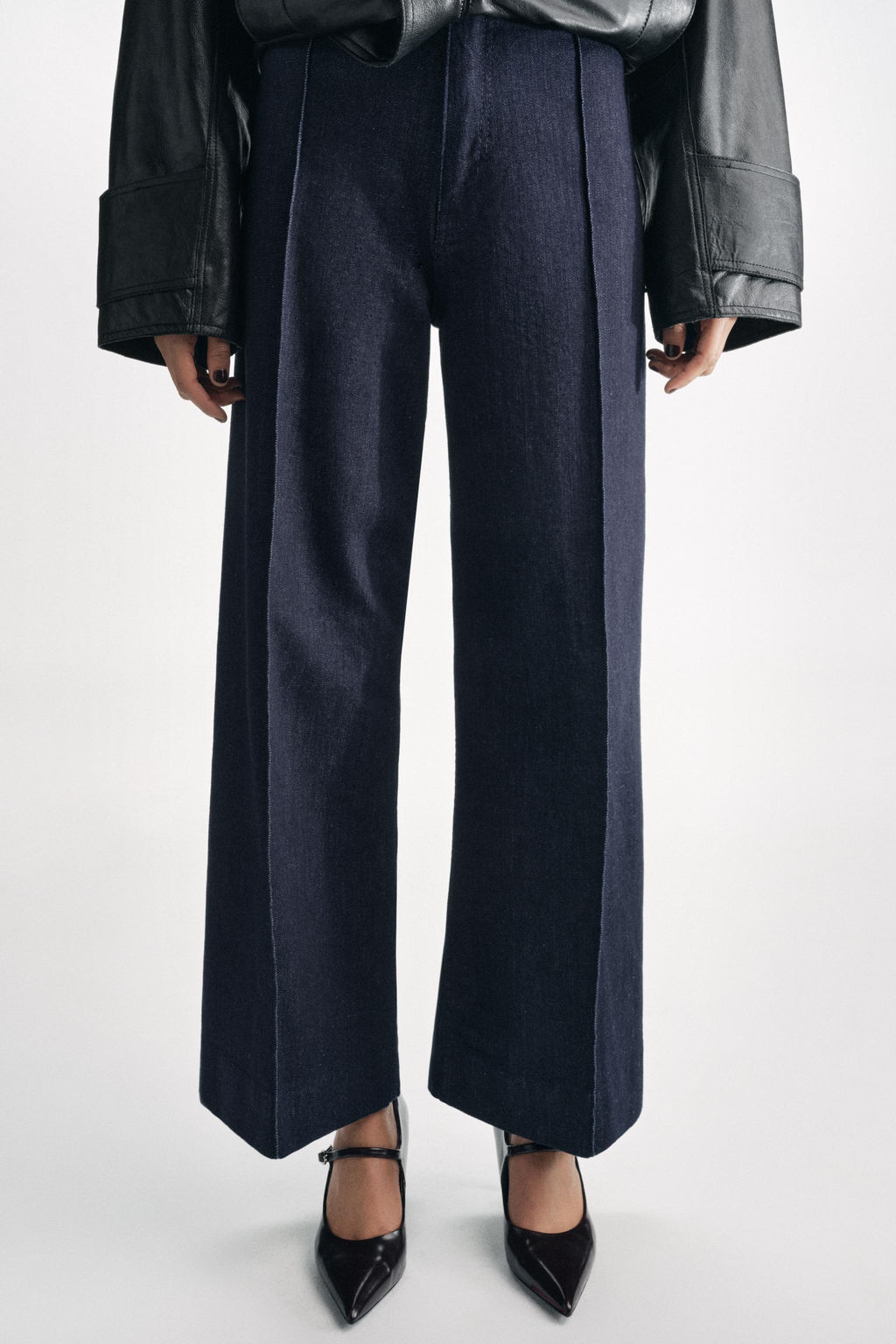 ZW COLLECTION WIDE-LEG HIGH-WAIST JEANS - Zara фото 56