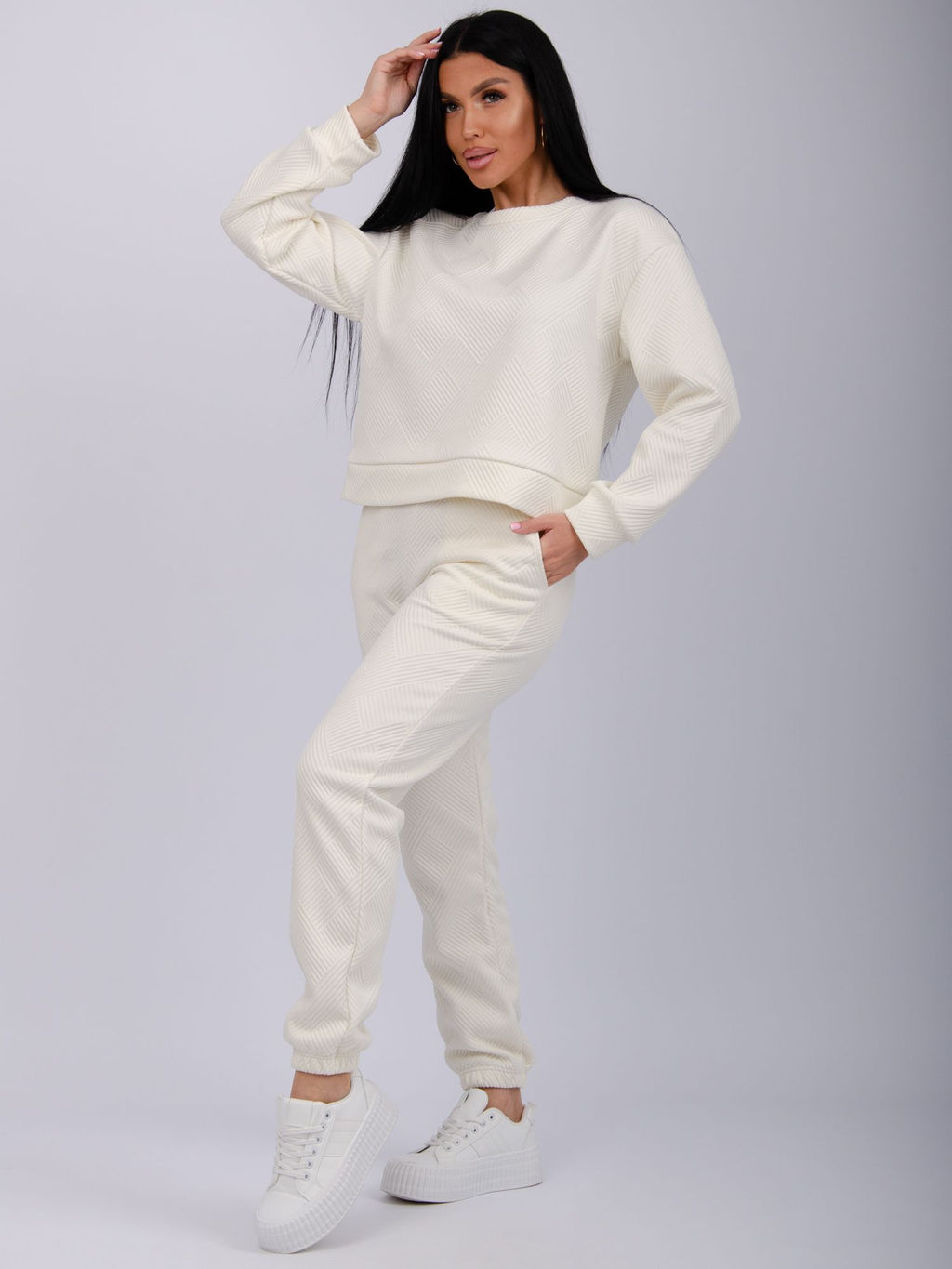 Костюм Богема 3, жаккард - Малина фото 23