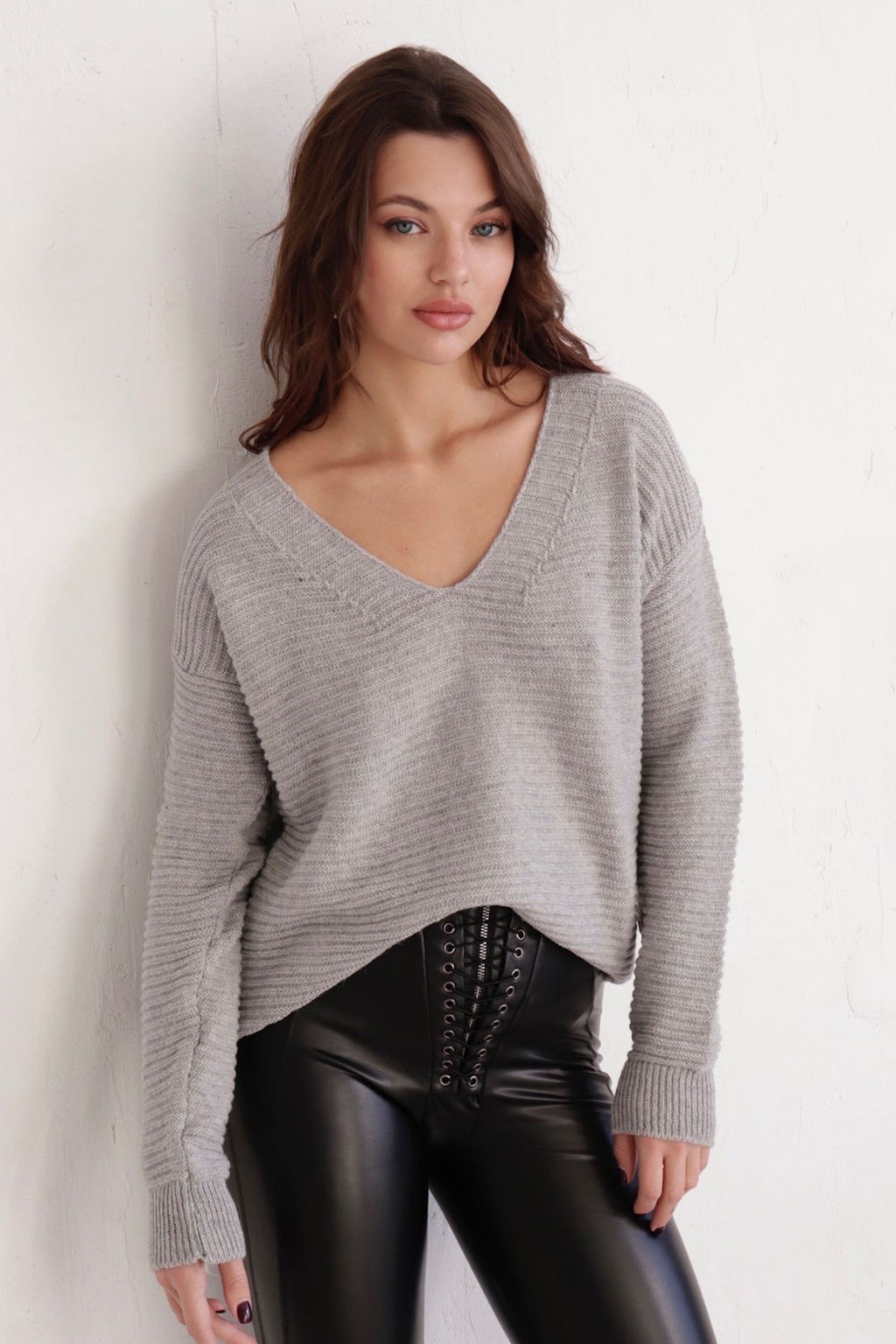 10809 Пуловер серый - Martichelli фото 10