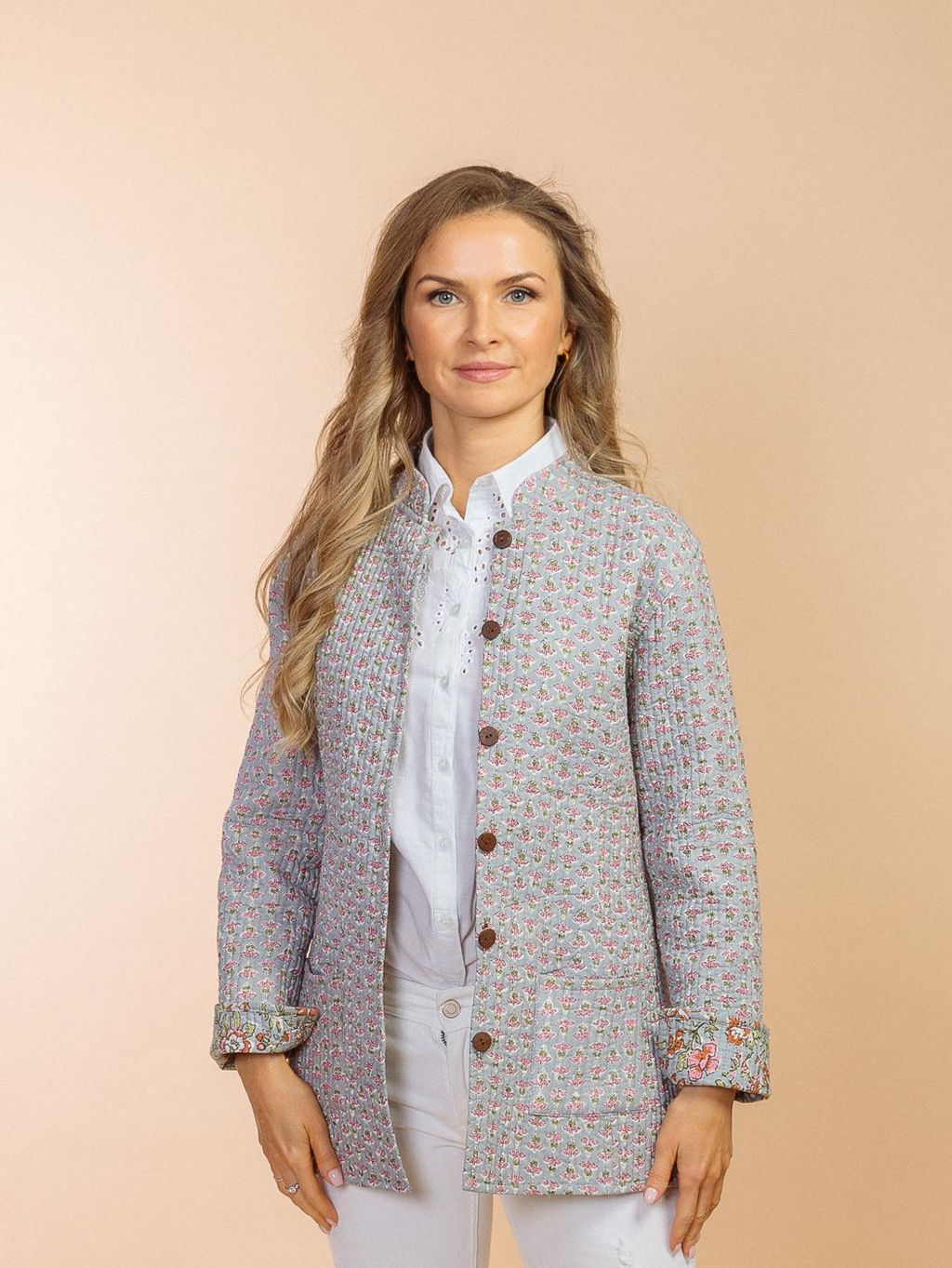 Жакет двухсторонний стеганый №24-900-110 (Лето-2024)