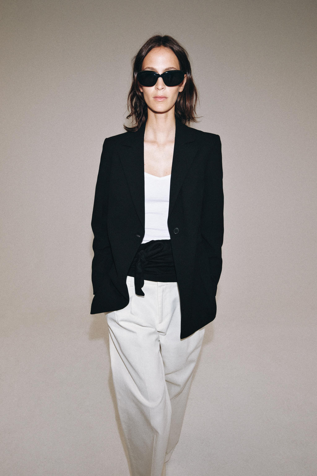 BLAZER SLIM CON LANA ZW COLLECTION LIMITED EDITION / Negro - Zara фото 8