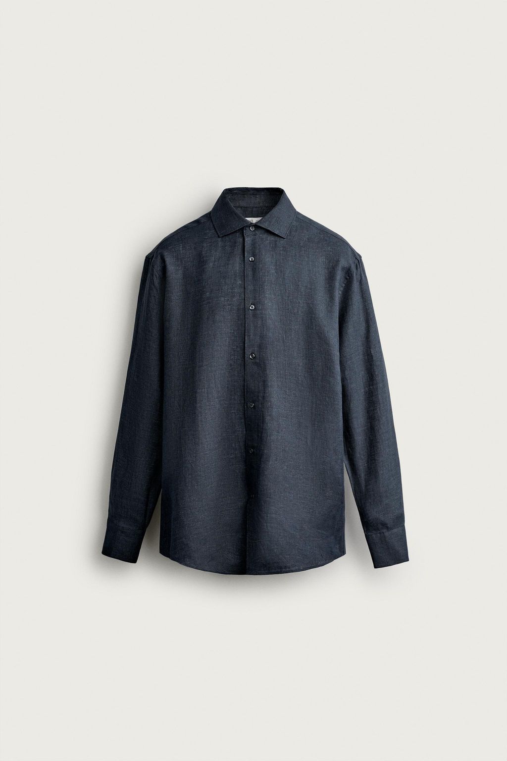 CAMISA REGULAR FIT 100% LINO / Azul / ?ndigo - Zara фото 6