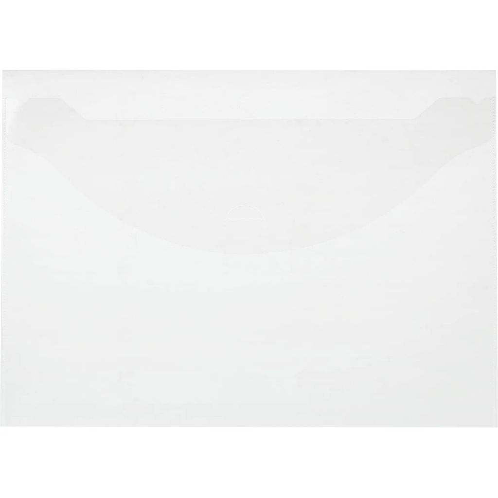 Папка-конверт с клапаном 180 прозрачный 10 шт/уп - Attache фото 2