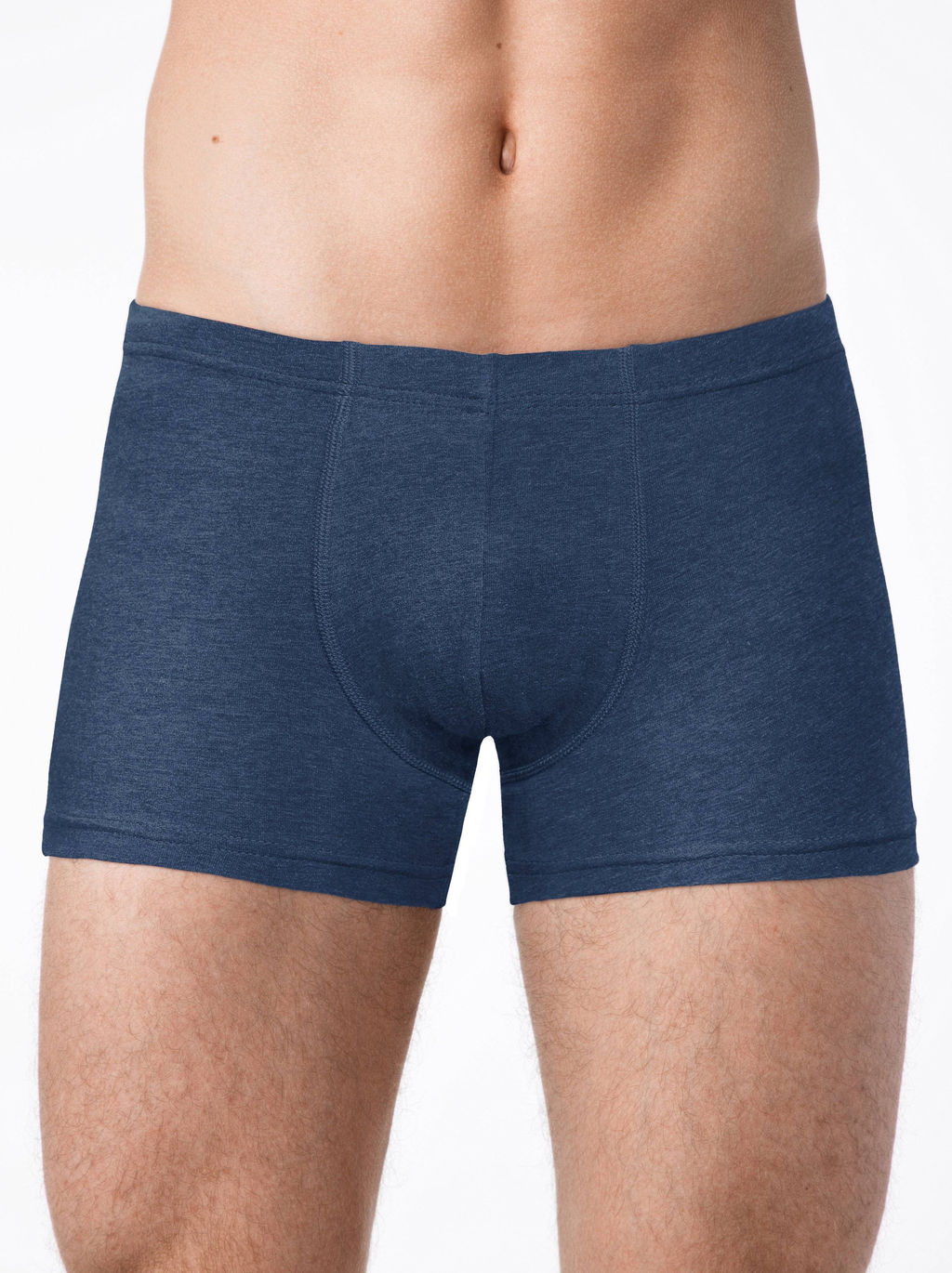 ALFA ТРУСЫ МУЖСКИЕ BOXER SHORTS 6303 Т.СИНИЙ МЕЛАНЖ - Conte elegant фото 5