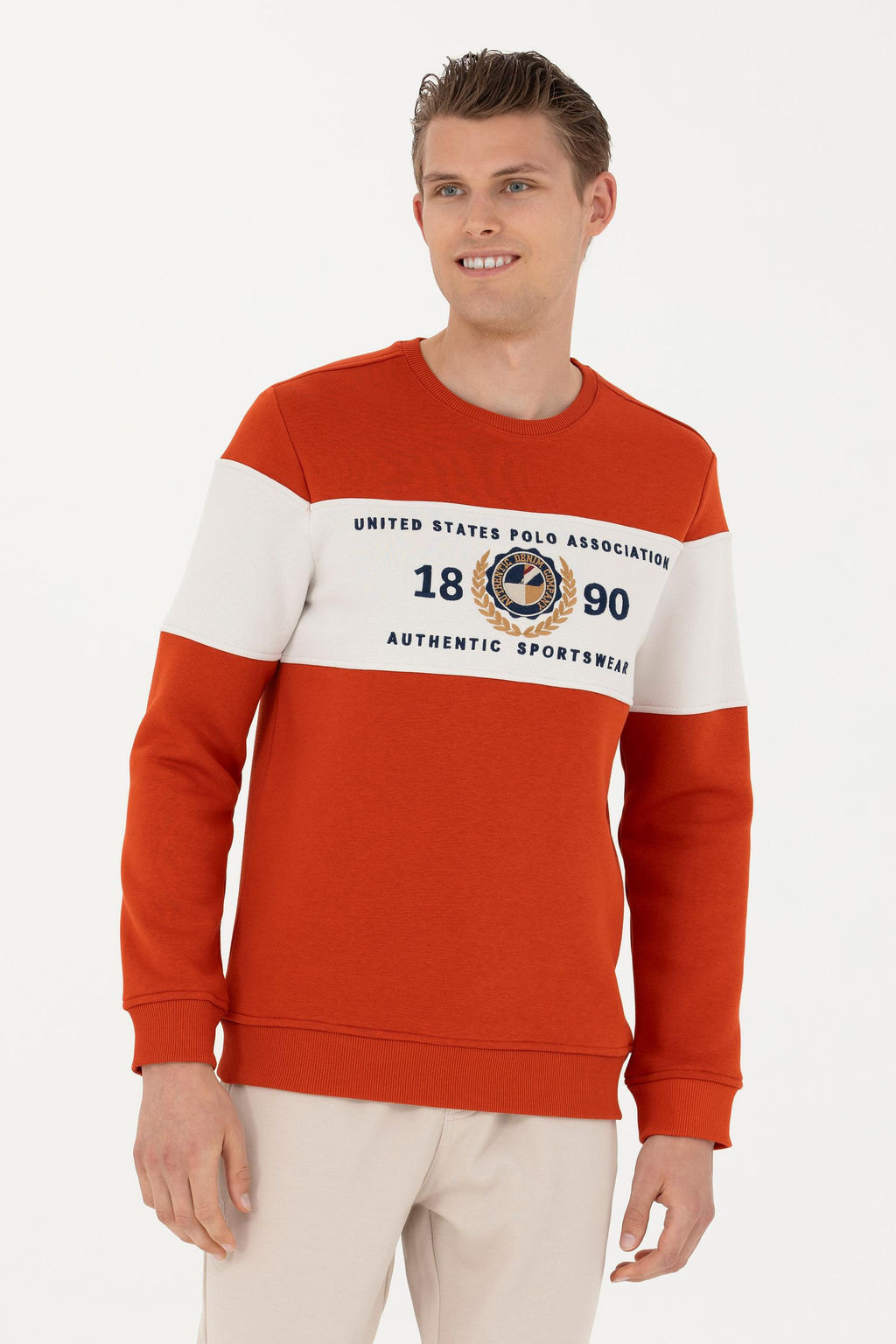 Мужской свитшот с плиткой Неожиданная скидка в корзине - U.s. polo assn фото 8