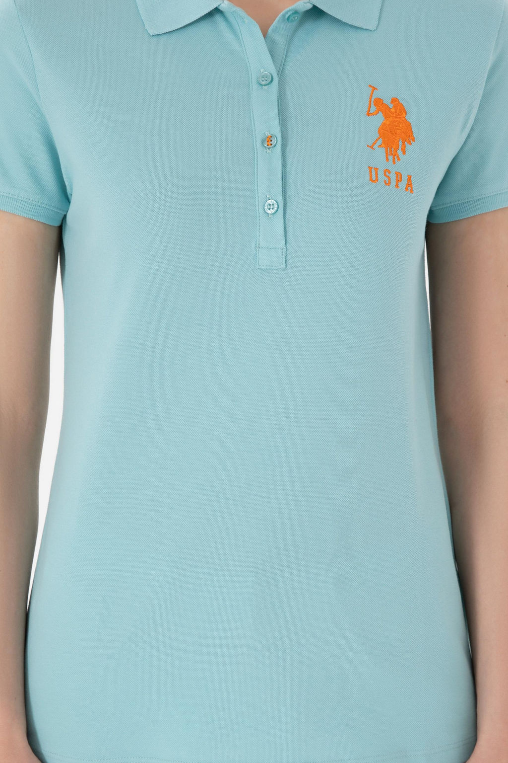 Kad_n Su Ye_ili Basic Polo Yaka Ti__rt