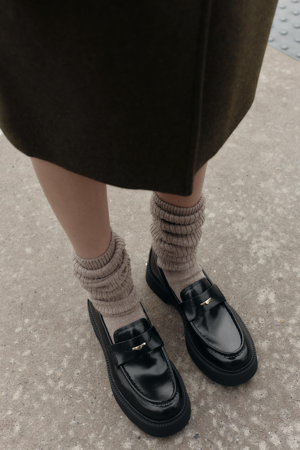 CHUNKY SOLE LOAFERS