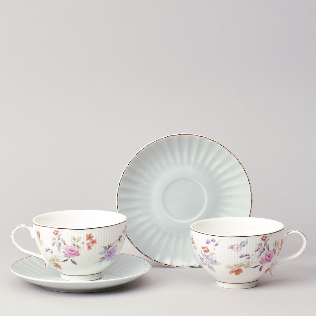 ЧАЙНЫЙ НАБОР LEFARD ВРЕМЕНА ГОДА НА 2 ПЕР. 4 ПР. 250 МЛ ГОЛУБОЙ  фото 4