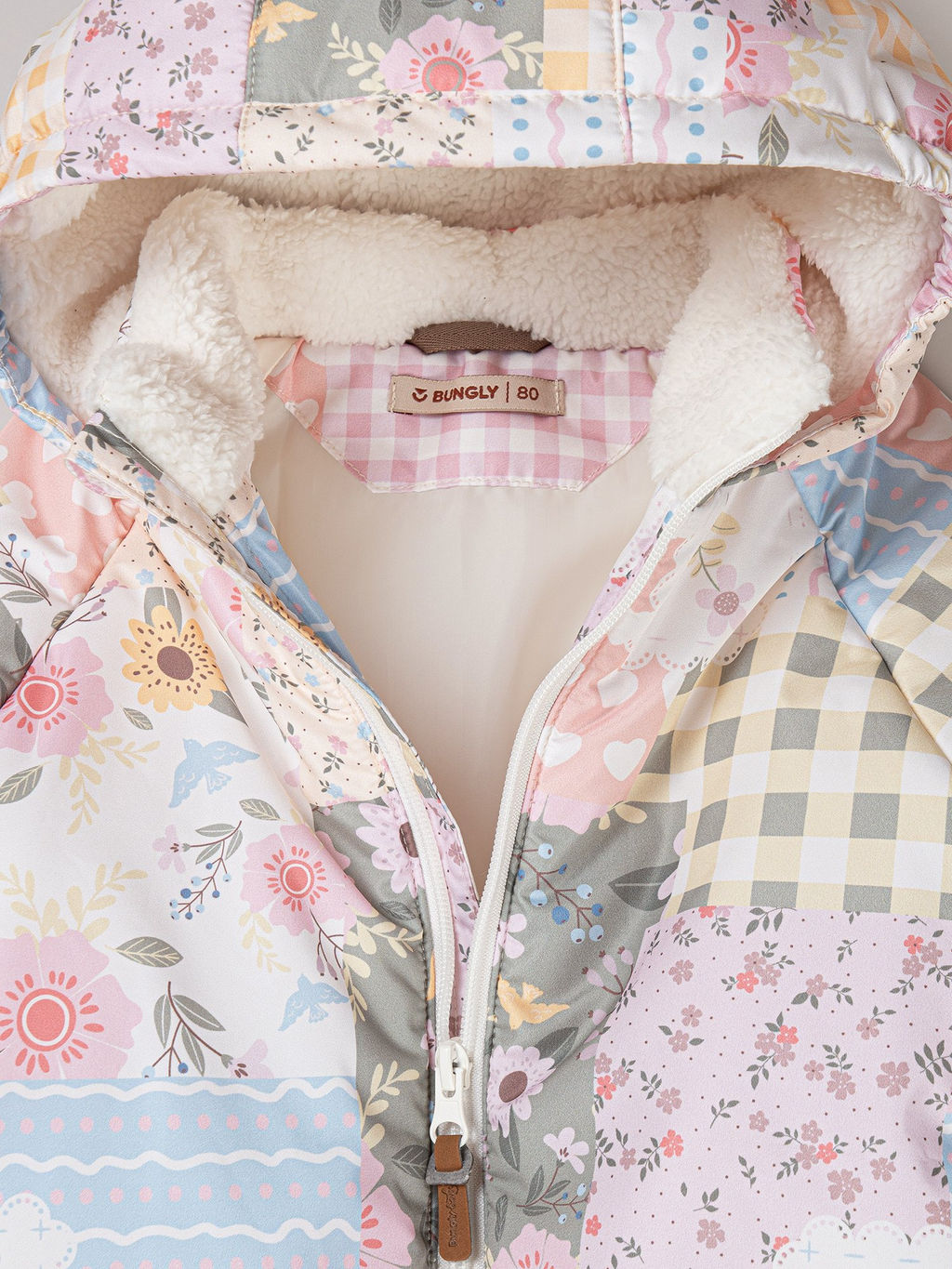 Куртка демисезонная Пэчворк 0+ - Bungly фото 5