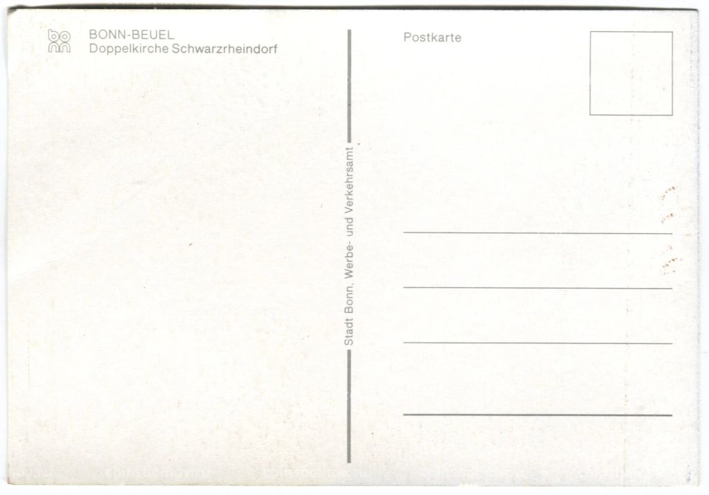 Открытка Бонн  Двойная церковь