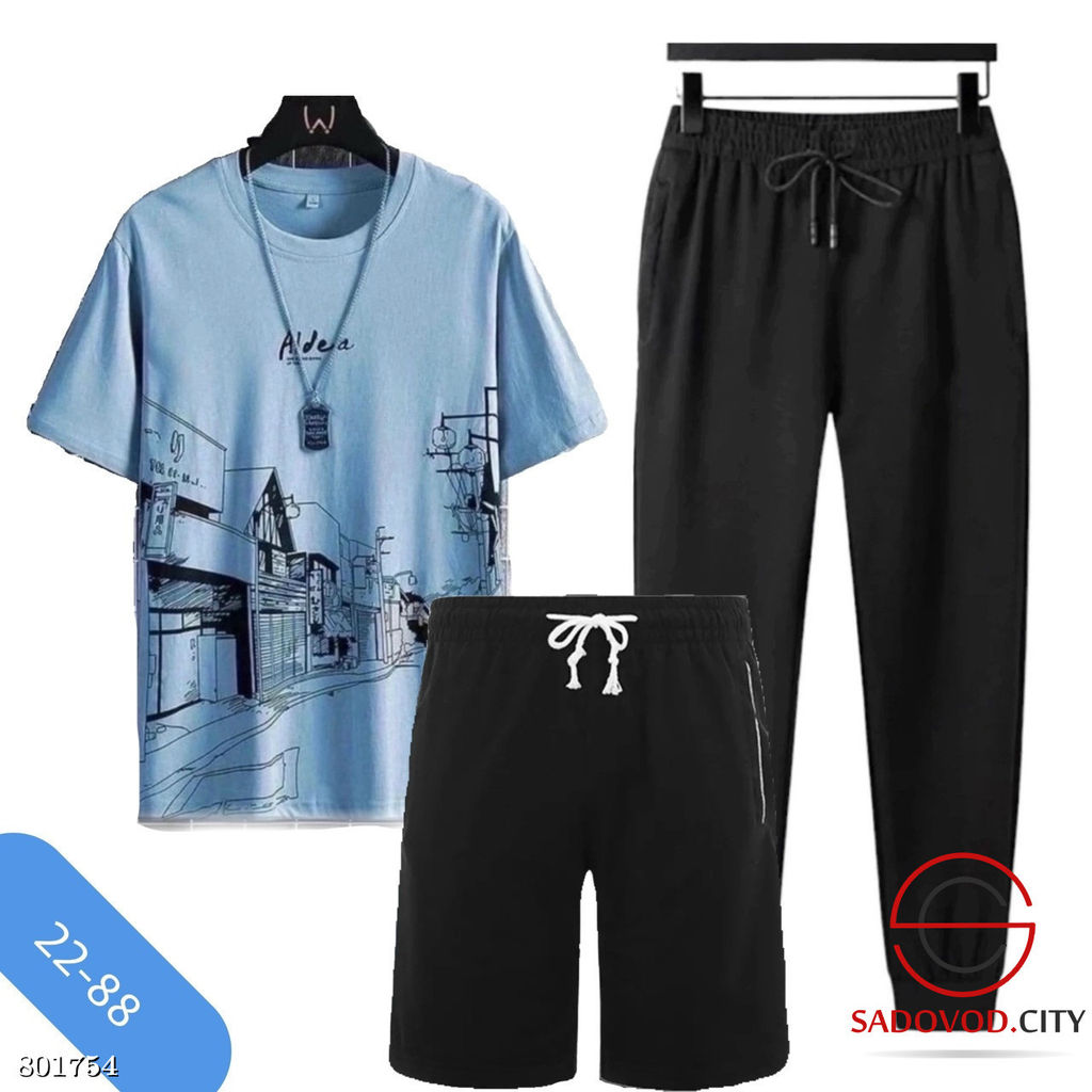 спортивный мужской костюм тройка - Bruno фото 2