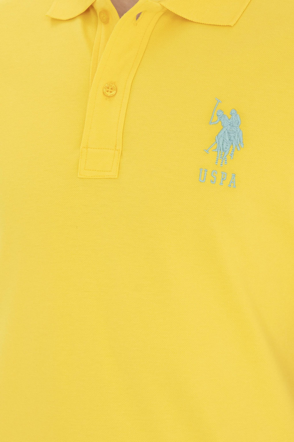 U. S. Polo Assn / Мужская желтая базовая футболка - U.s. polo assn фото 7