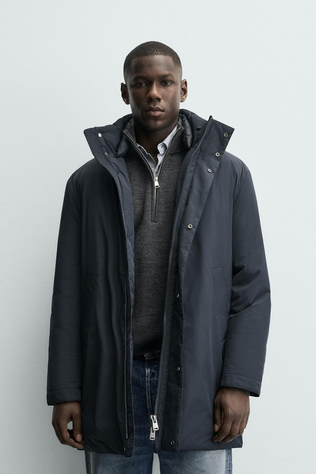 WATER-REPELLENT PADDED PARKA - Zara фото 2