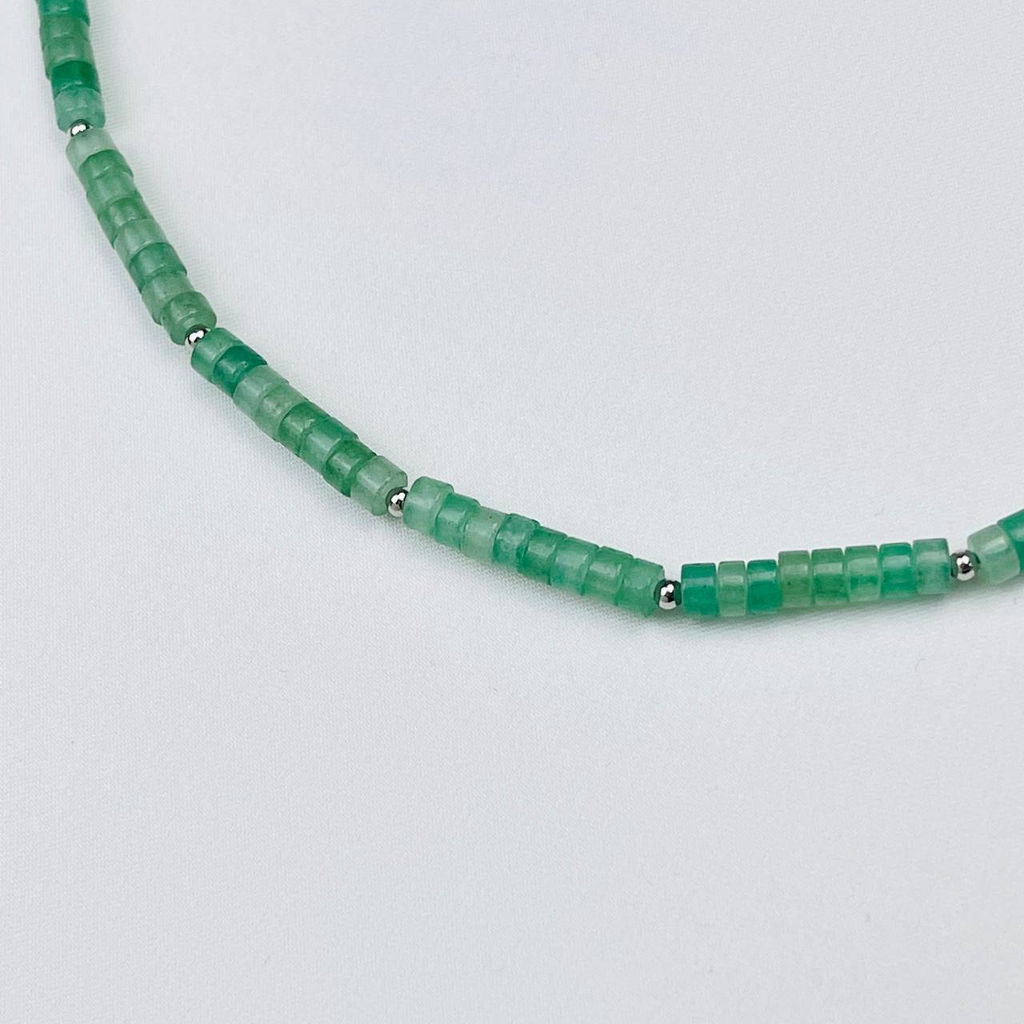 Чокер из зеленого Авантюрина 38 см +
